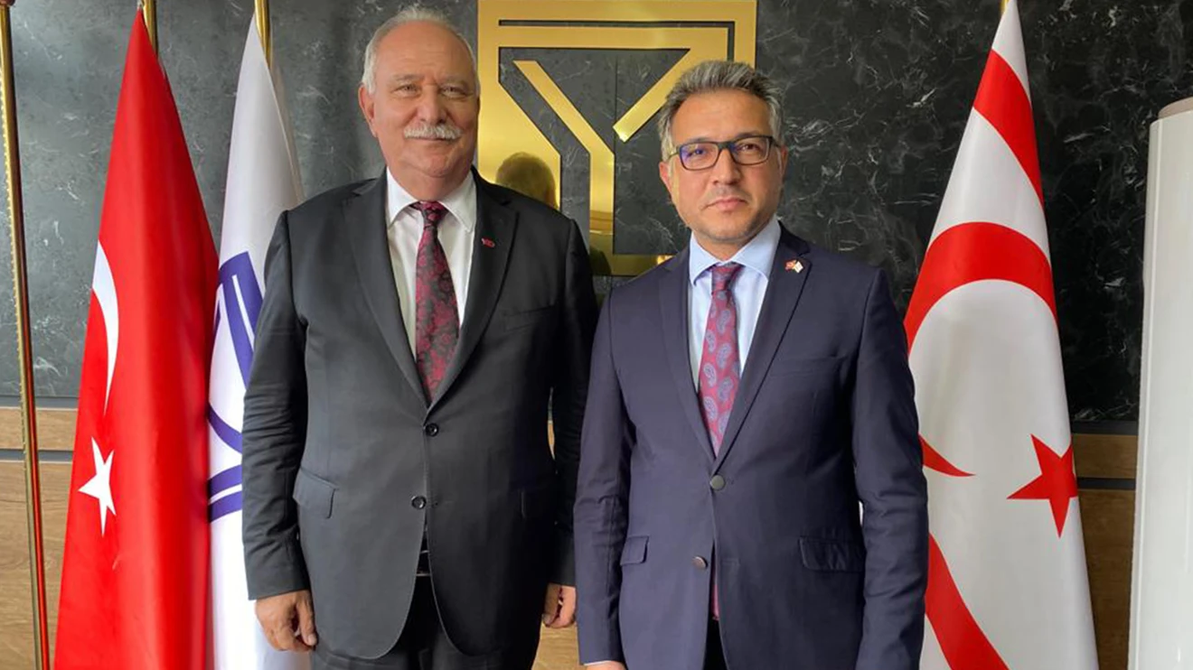 Rektör Aksoy’dan KKTC YÖDAK Başkanı Avcı ve Yakın Doğu Üniversitesi Kurucu Rektörü Günsel’e ziyaret